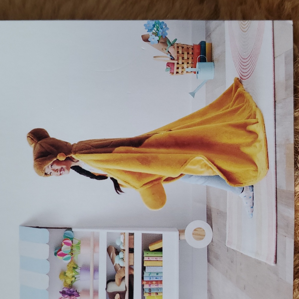 Beauty And The Beast Belle Hooded Blanket